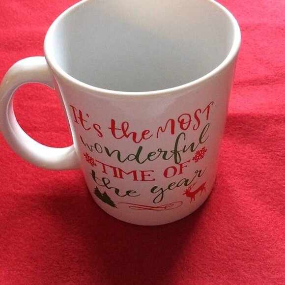 IT'S THE MOST WONDERFUL CHRISTMAS COFFE MUG HOLIDAY GIFT - Picture 9 of 10